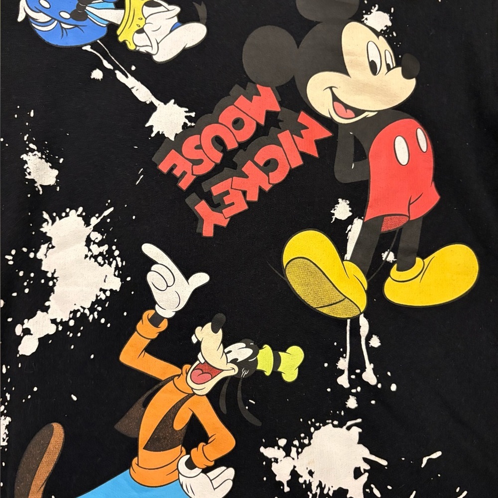 Disney Black Sweatshirt with Iconic Characters - Picture 7 of 14